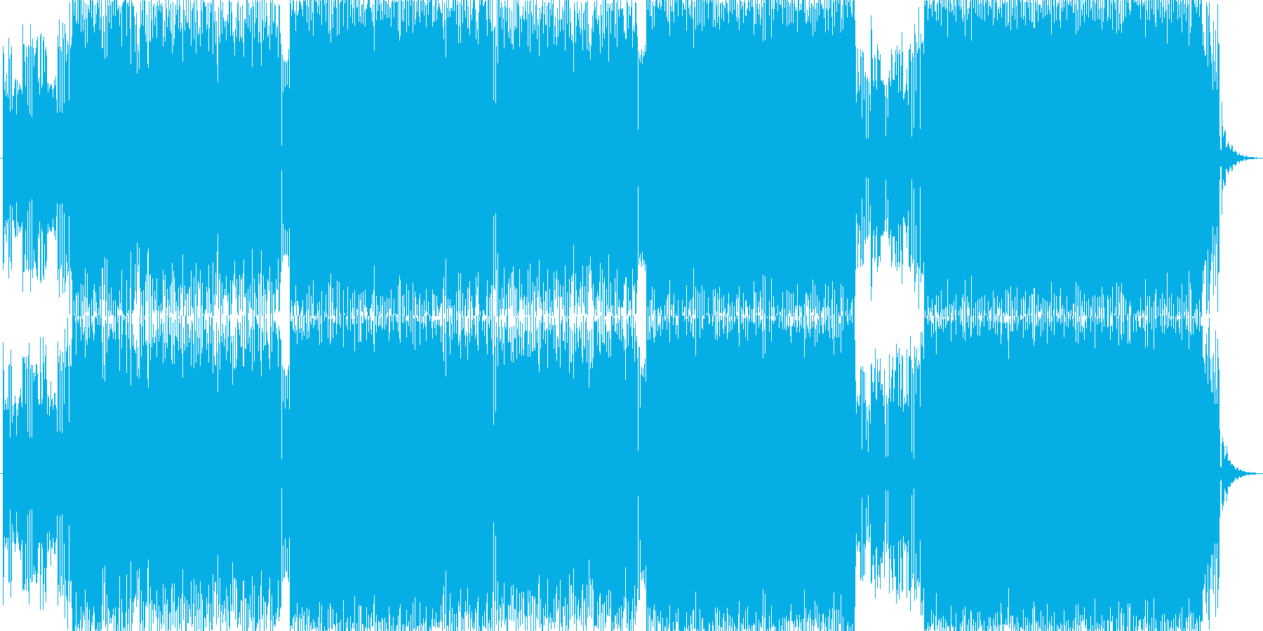可愛らしい雰囲気のアップテンポ曲です。の再生済みの波形