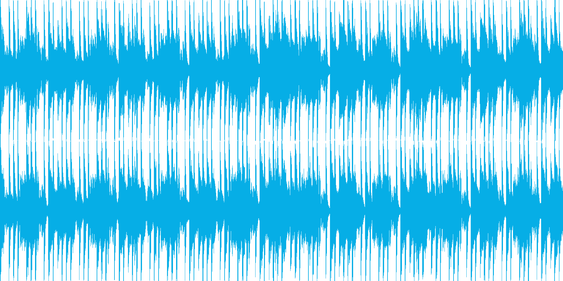 汎用BGM/爽やか(LOOP対応)の再生済みの波形