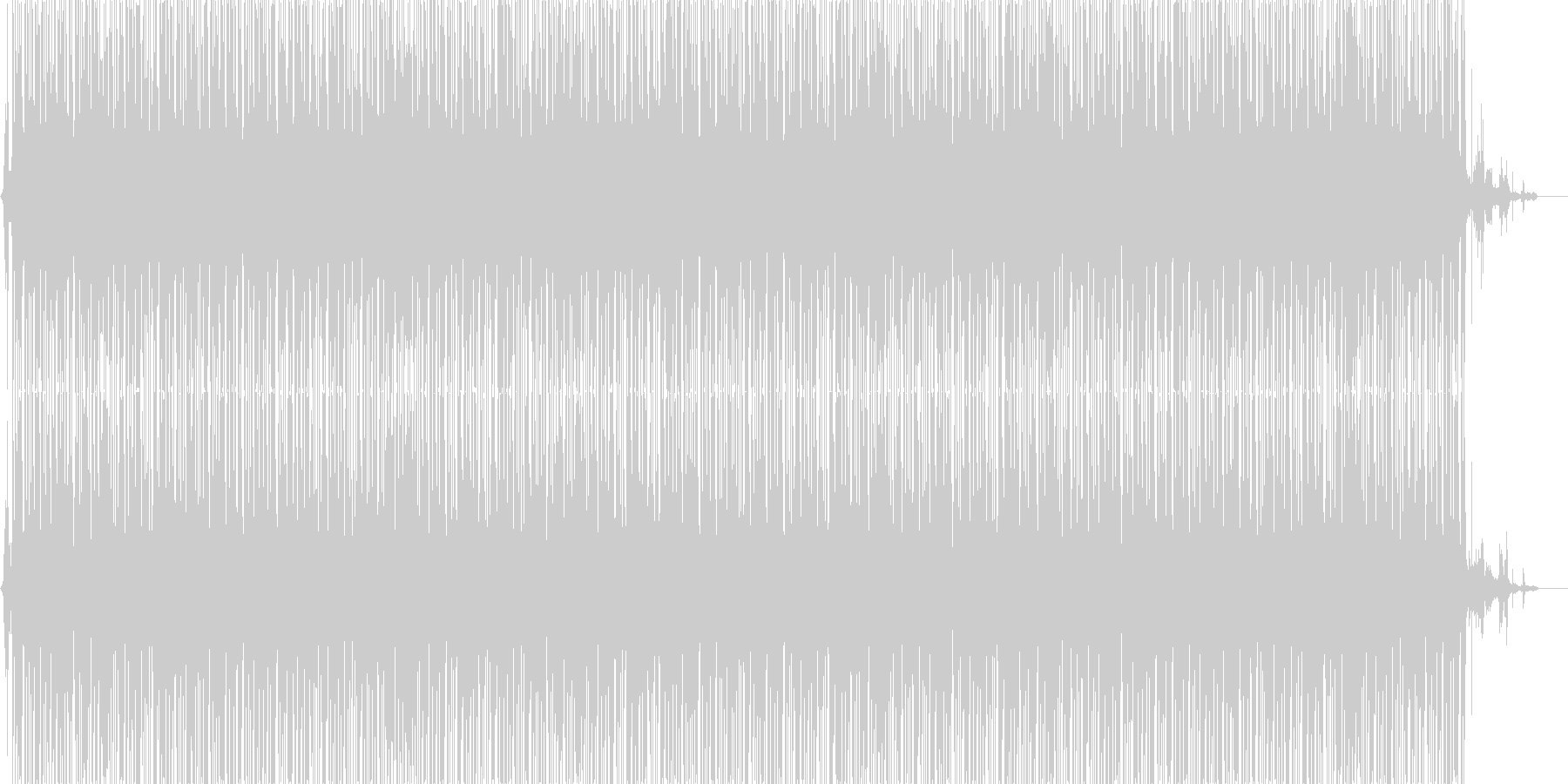 ジャングルBGM(メロ有り)の未再生の波形