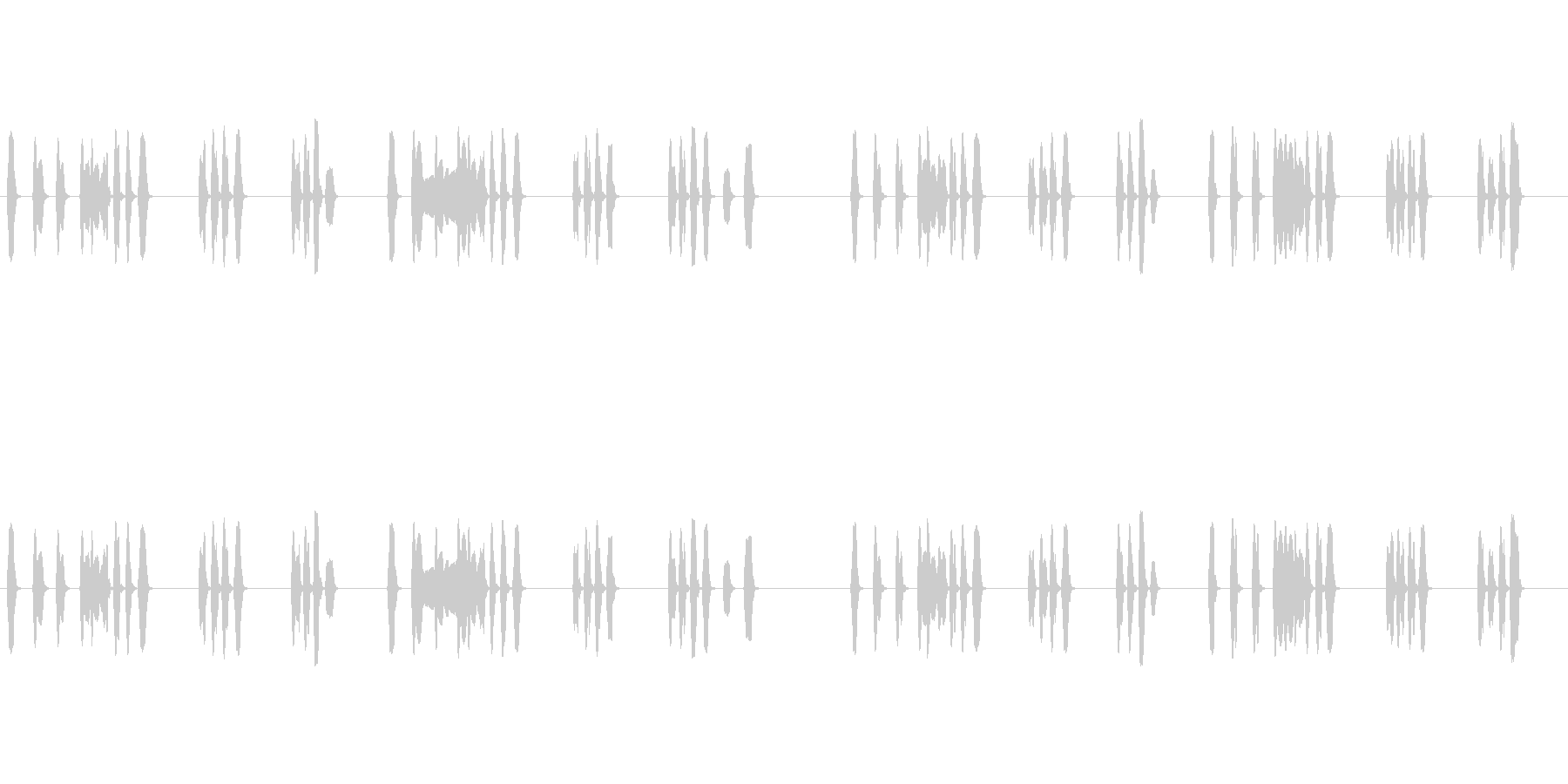 リコーダー単体で演奏された楽曲です。シ…の未再生の波形