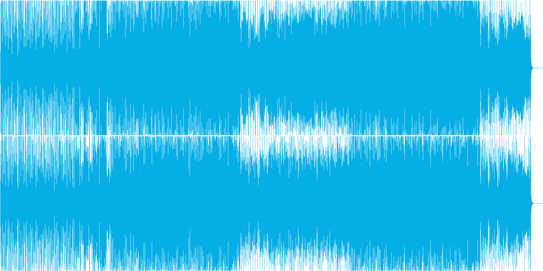 オープニングBGM 楽しく明るいゴスペルの再生済みの波形
