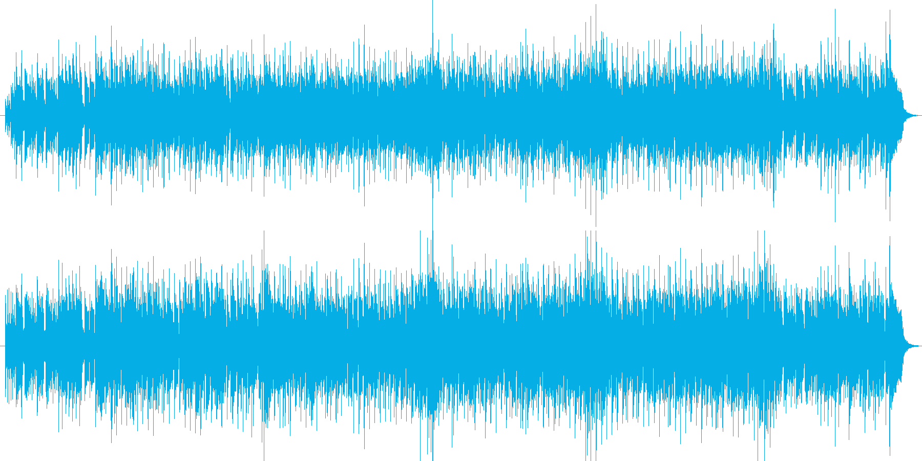 わくわくナイスなスィング曲の再生済みの波形