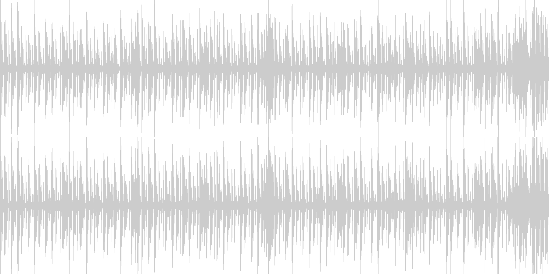 怪しい曲の未再生の波形