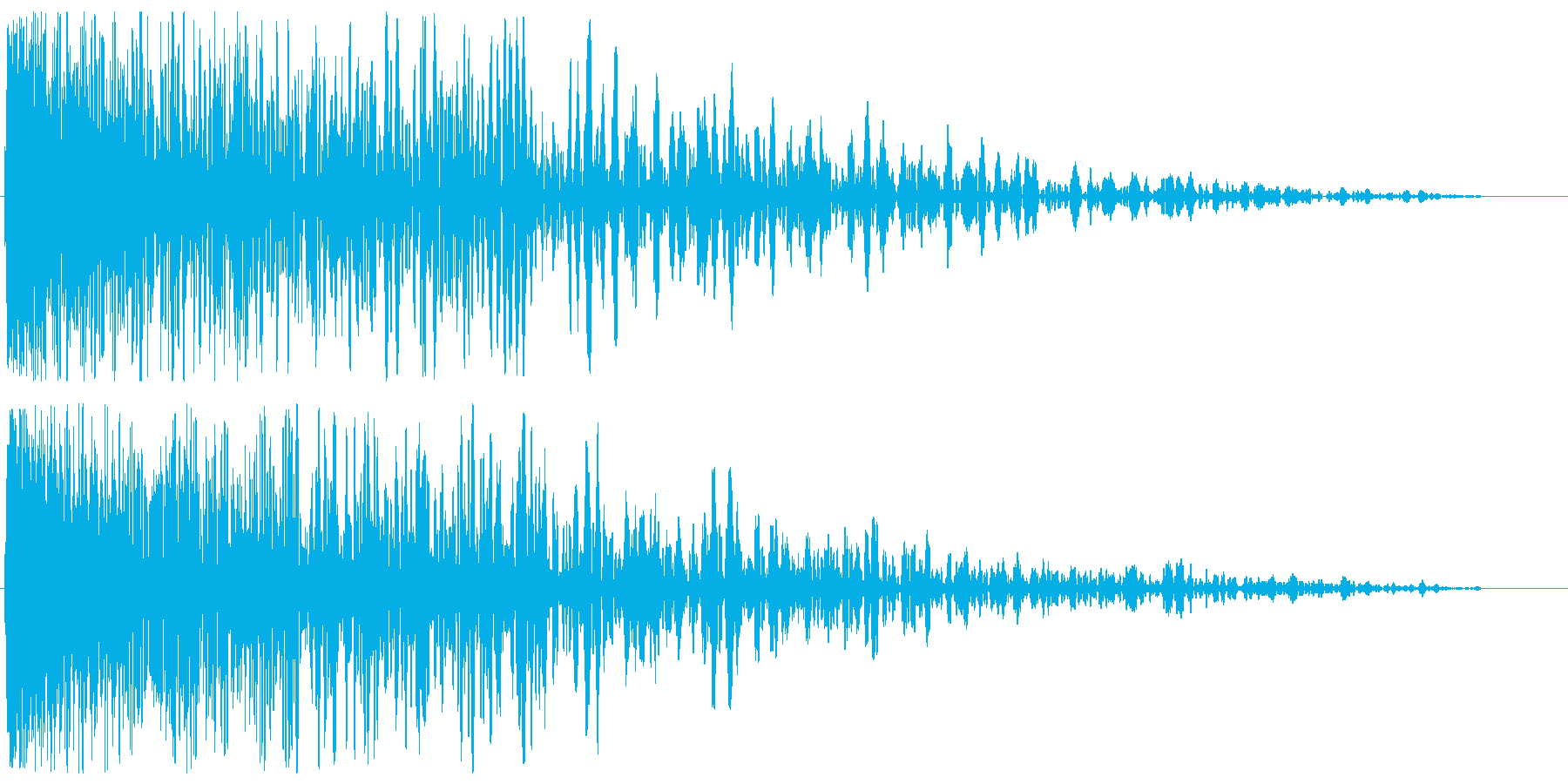 チューン(発射系の音)の再生済みの波形