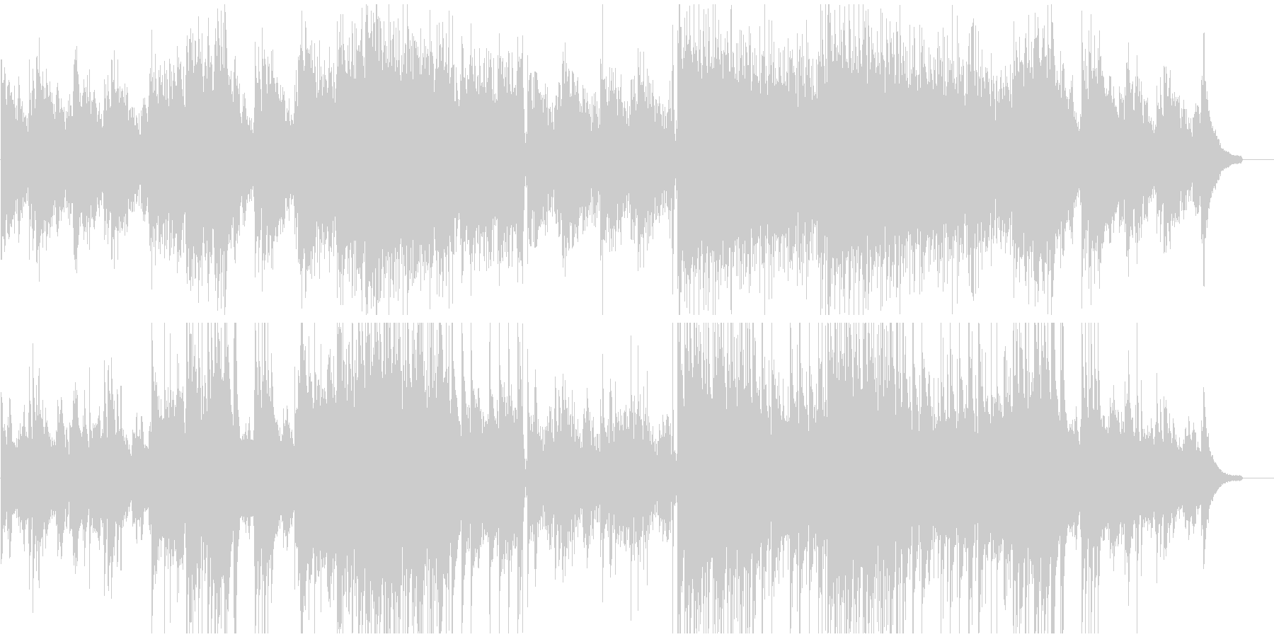 映像BGM ギターで温かく爽やかにの未再生の波形