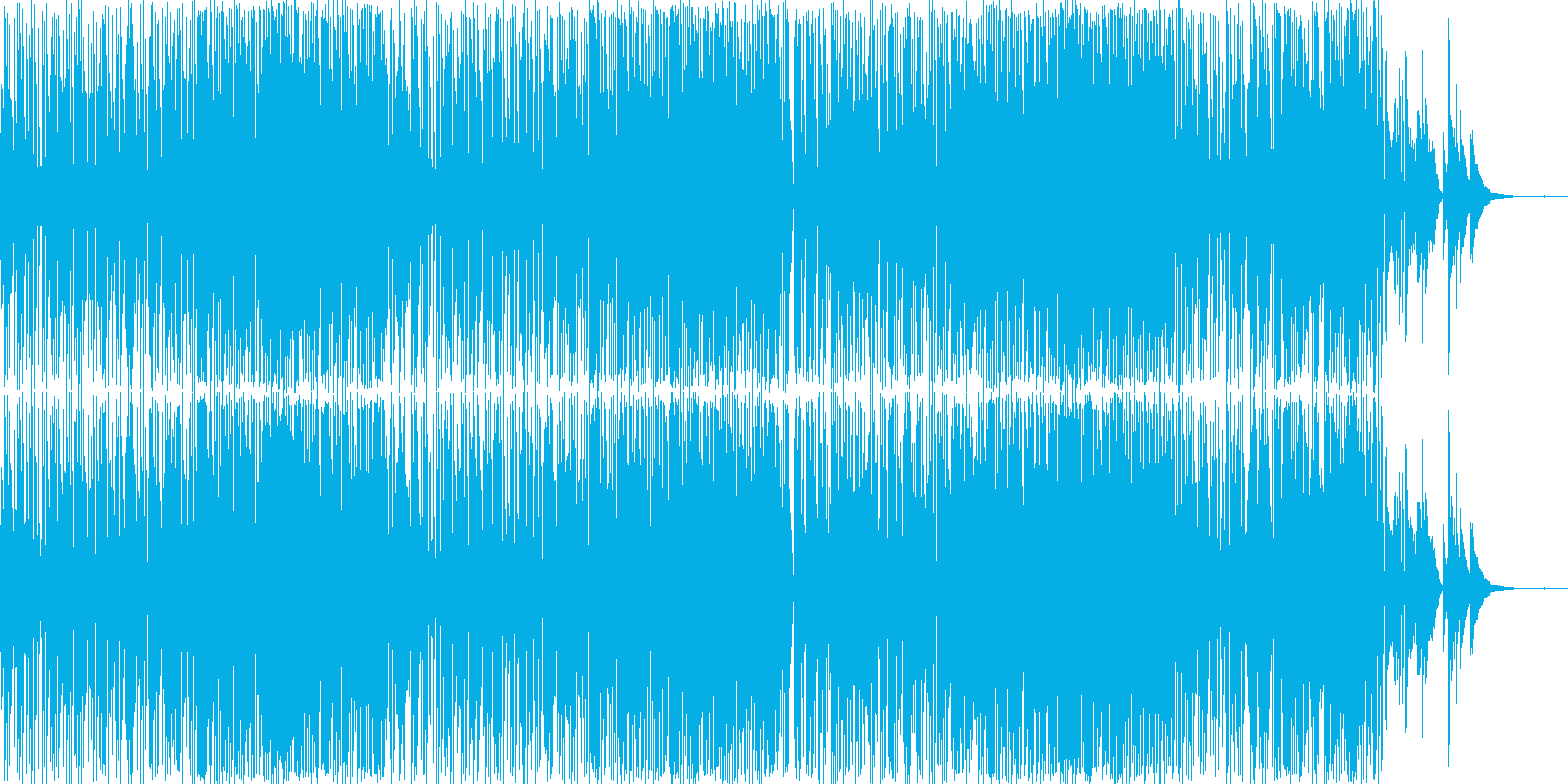 オシャレでちょっとレトロな雰囲気の楽曲…の再生済みの波形