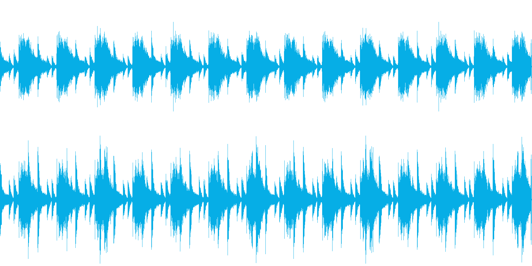 ヘッドホンから音漏れの再生済みの波形