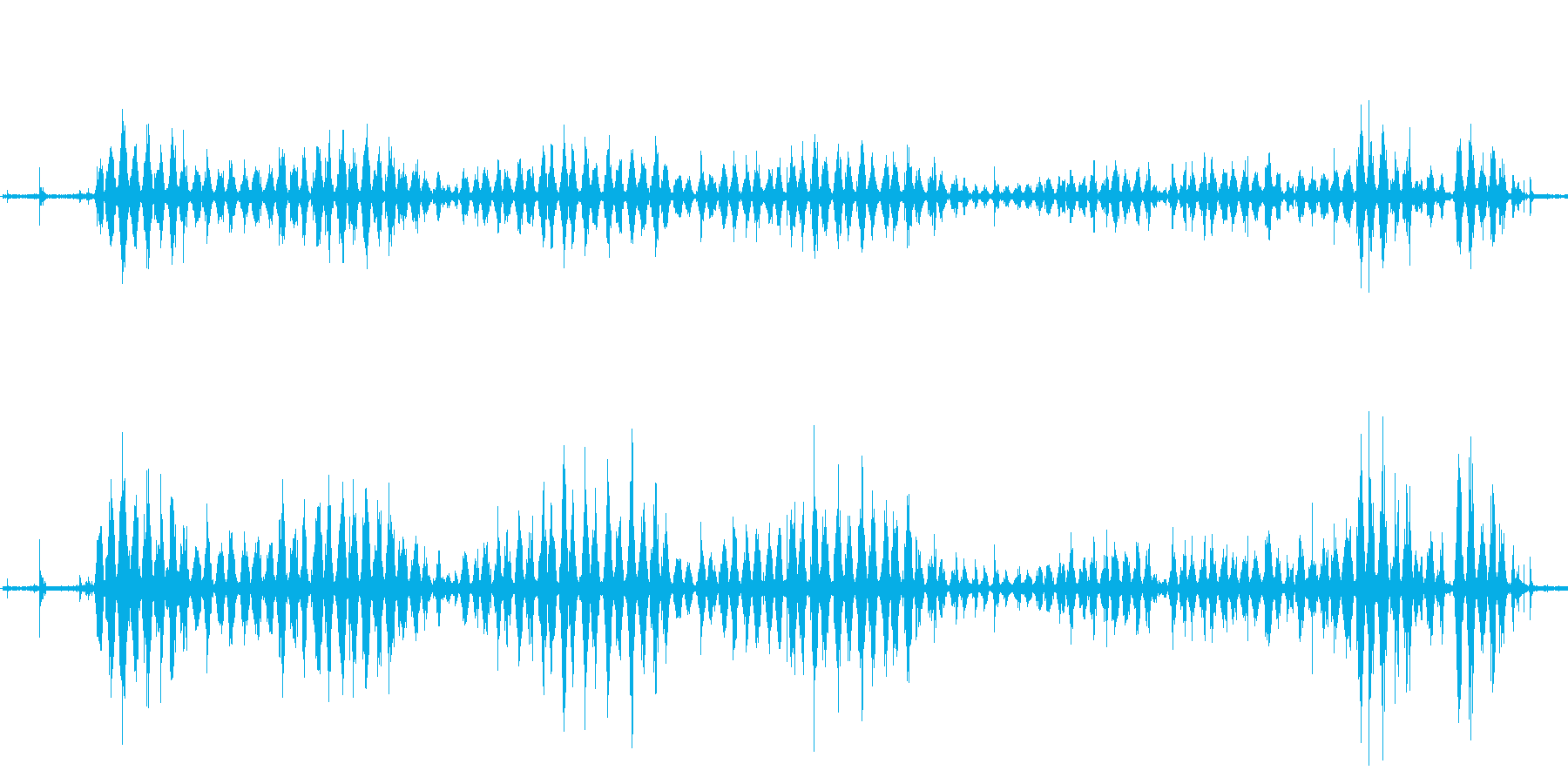 しゃかしゃか。歯磨き、歯を磨く音ですの再生済みの波形