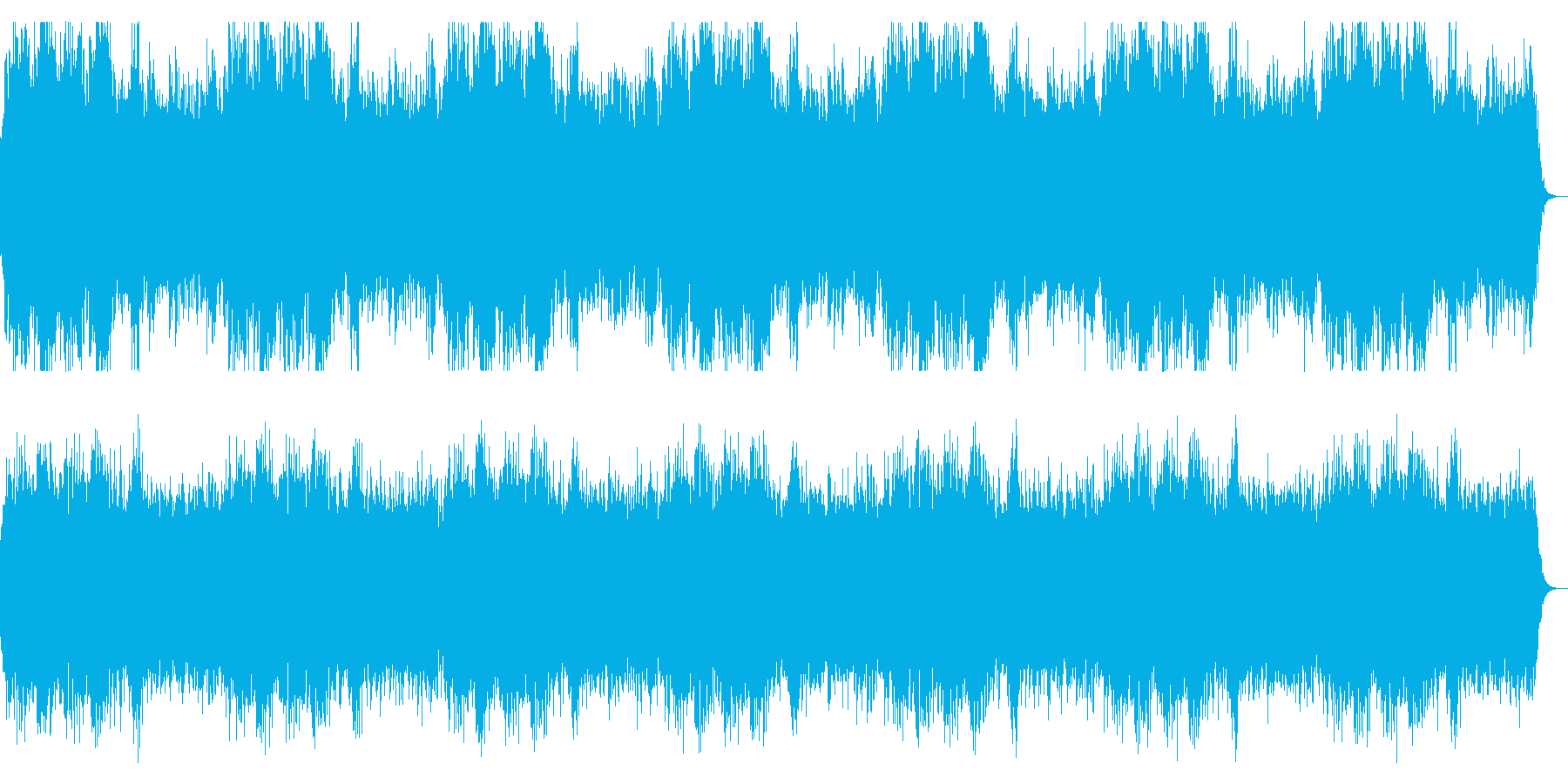 ダークな背景 ホラーな背景の再生済みの波形