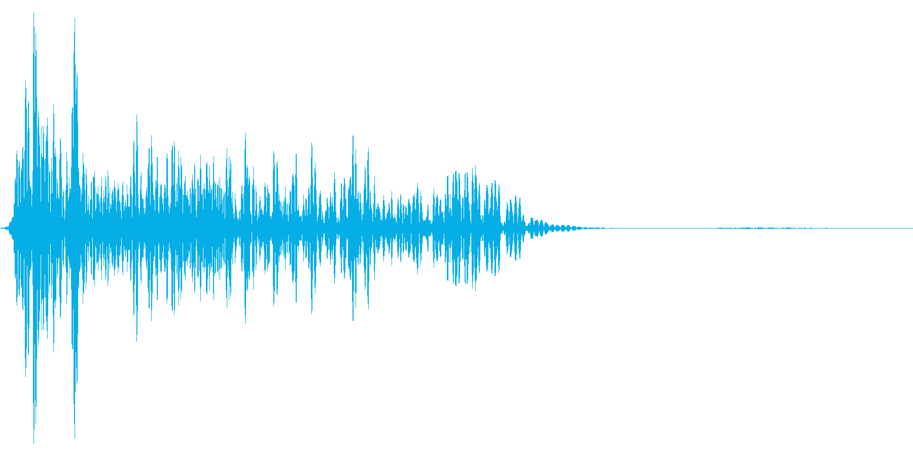 ゲーム掛け声ゾンビ1うめき1の再生済みの波形