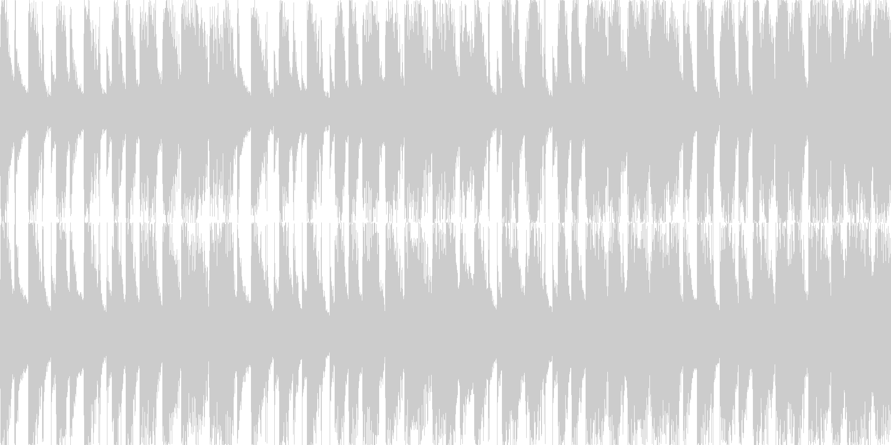 ハロウィン 怪しい感じ ループ曲 L1の未再生の波形