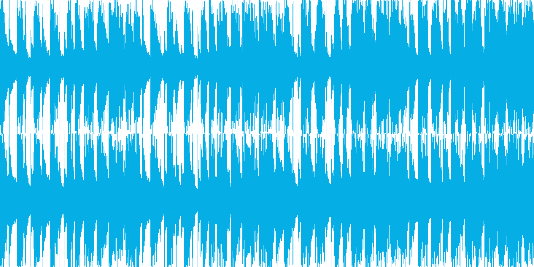 ハロウィン 怪しい感じ ループ曲 L1の再生済みの波形