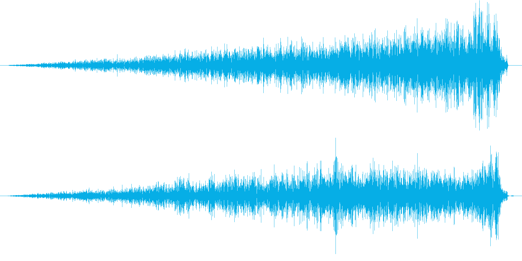 シュッ (ワープの効果音)の再生済みの波形