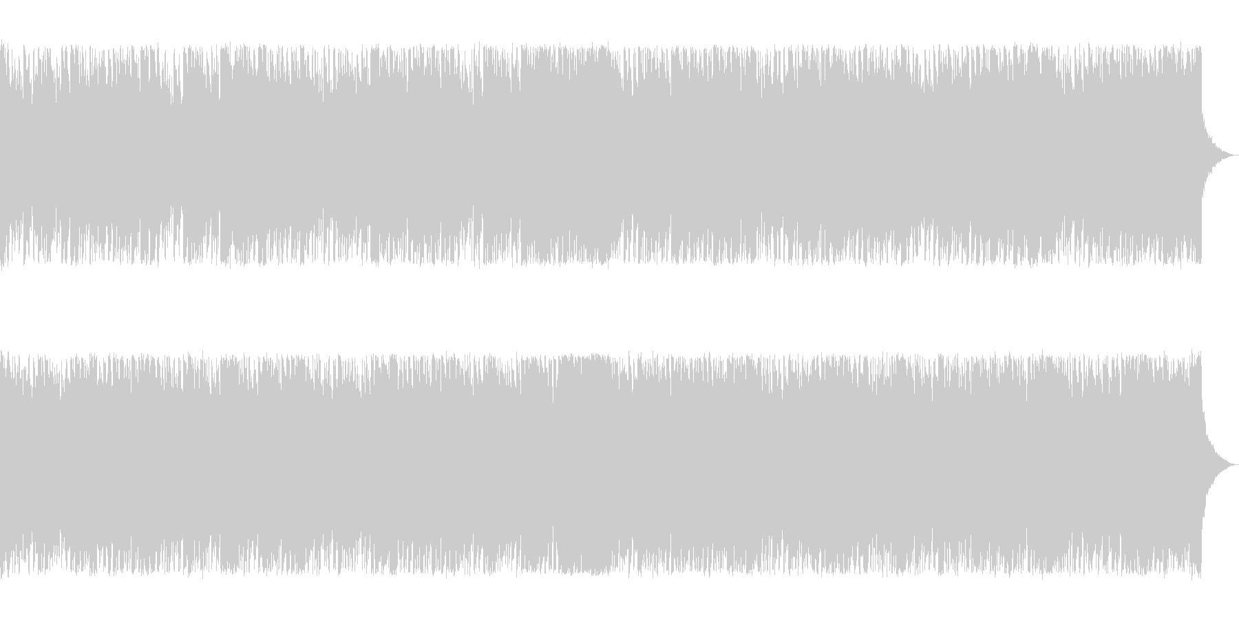 最後を思わせるラストダンジョン系の曲【…の未再生の波形