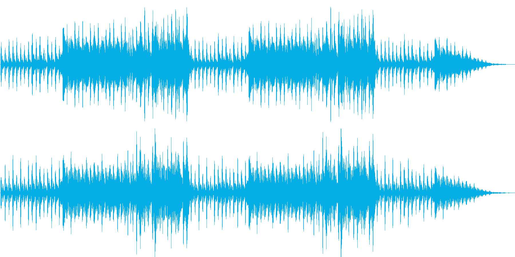 不安をかきたて打ちのめされる悲壮曲の再生済みの波形