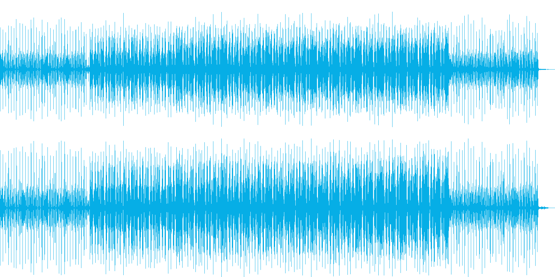ヒップホップスタイルの楽曲です。ダンサ…の再生済みの波形