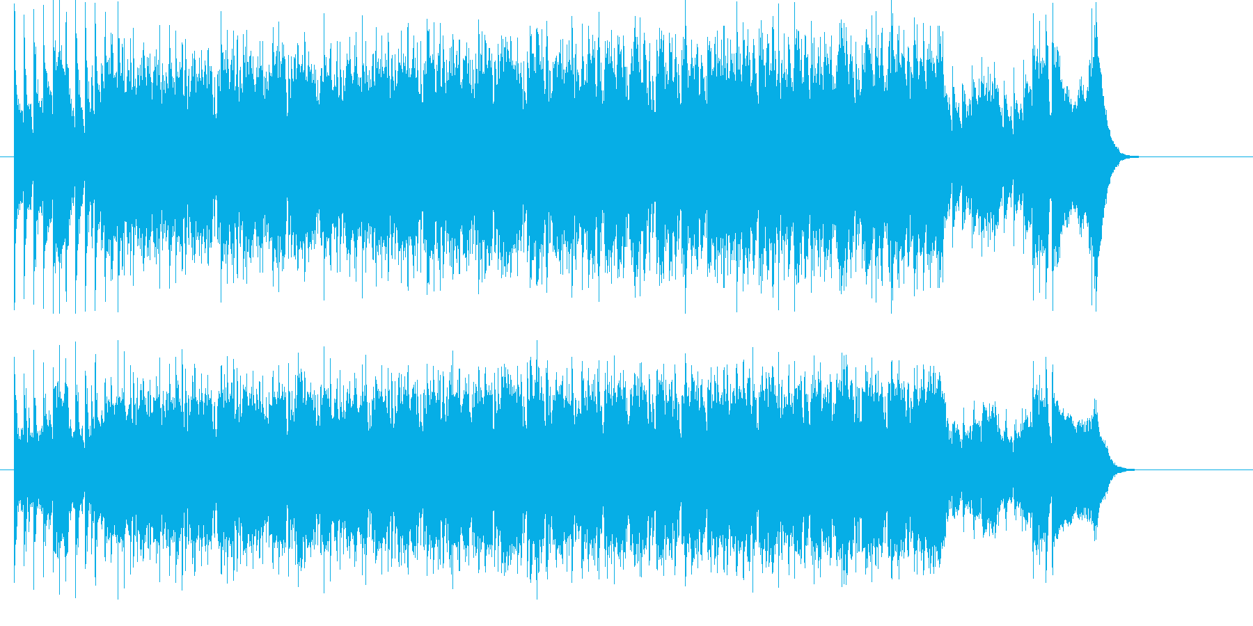 元気で爽やかなポップ/テーマの再生済みの波形