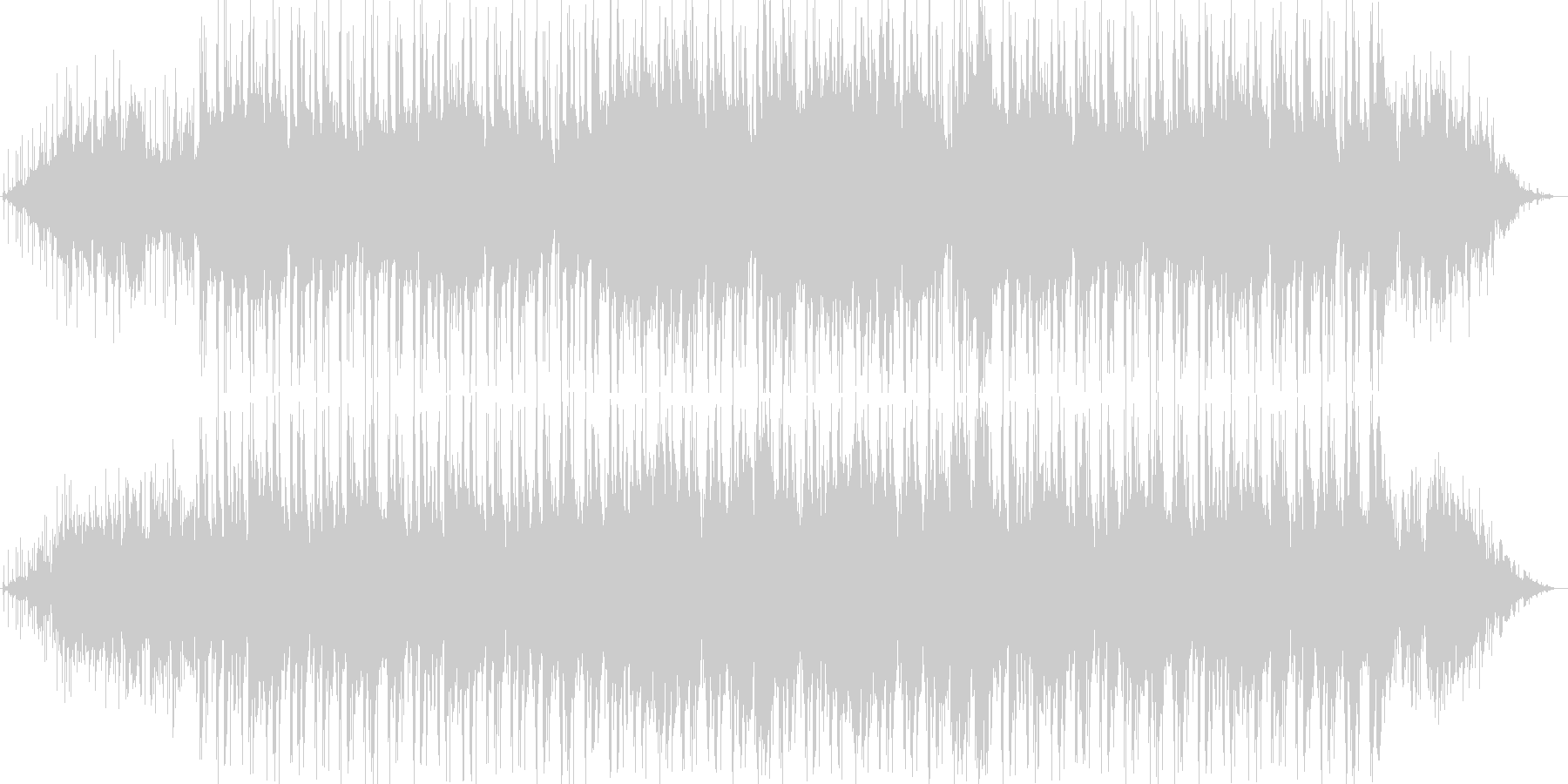 夕暮れのビーチで聴きたい優しく癒される曲の未再生の波形