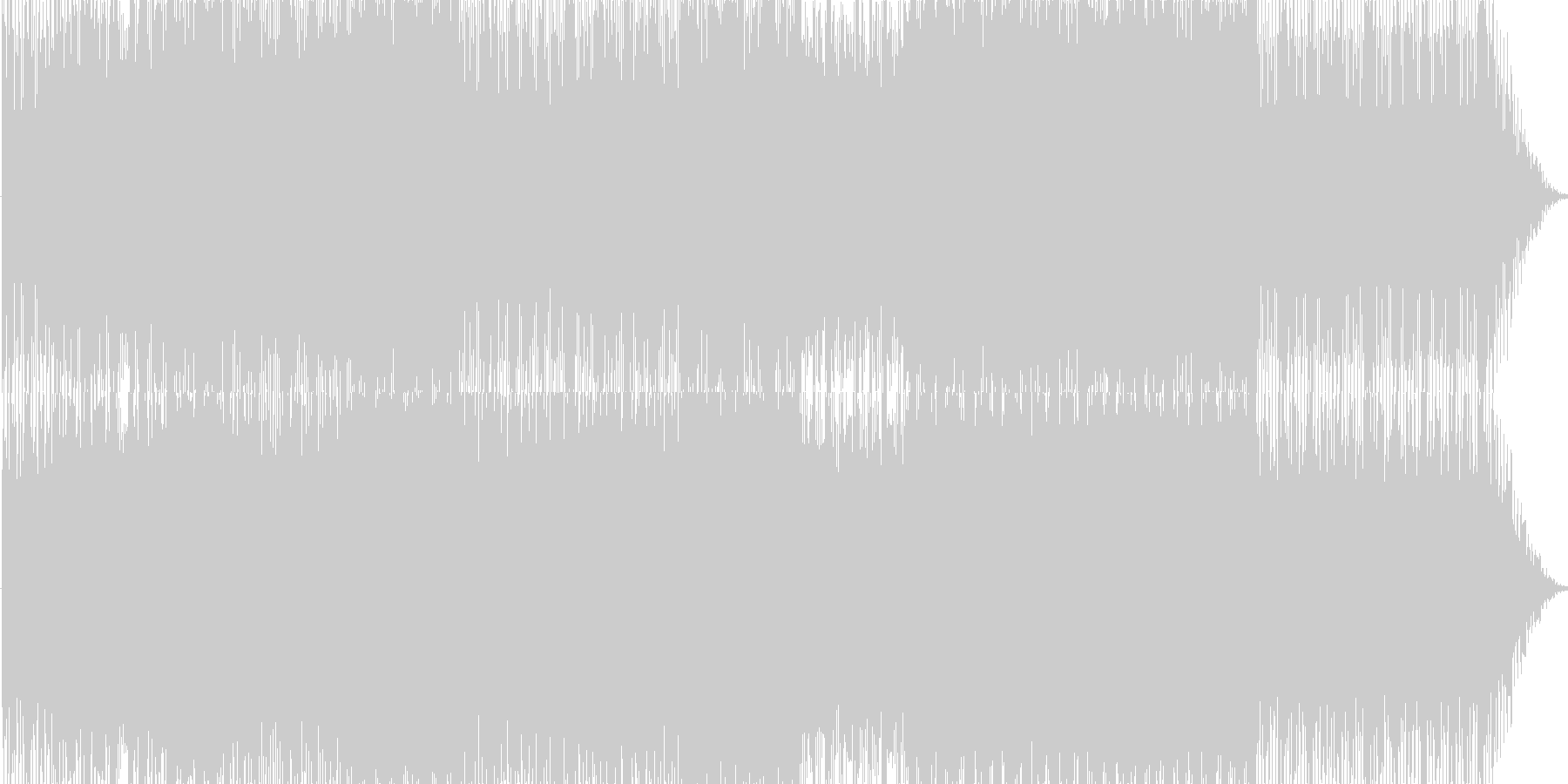mp3 / 44.1kHz / 320…の未再生の波形