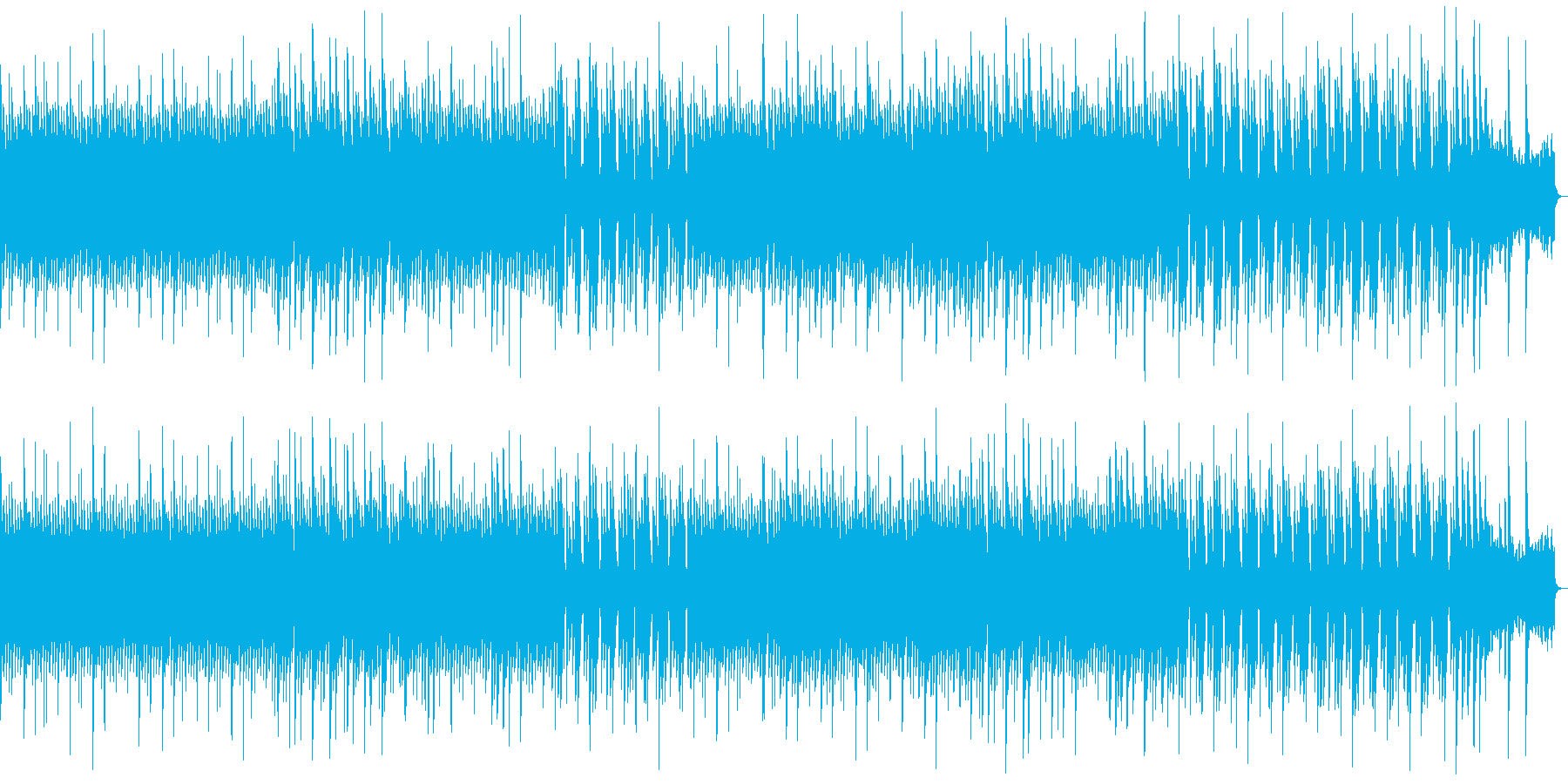 8bit ダークファンタジーなBGMの再生済みの波形