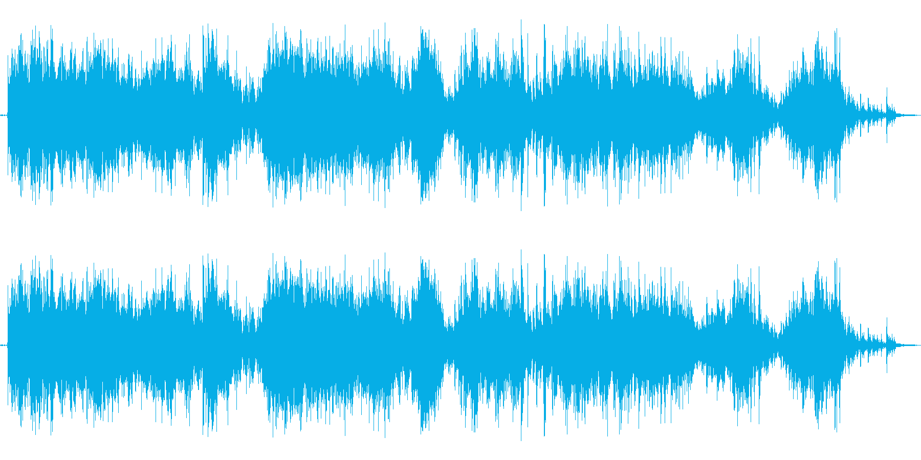 ガラガラ(くじ引きの音。長めの再生済みの波形