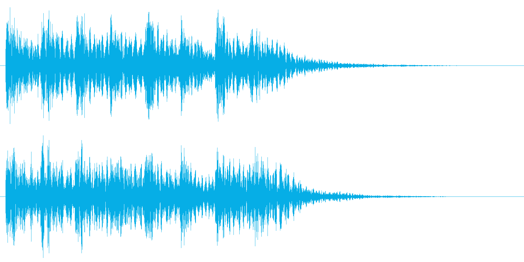 ミステリアスな音 不思議 怪しい 不安の再生済みの波形