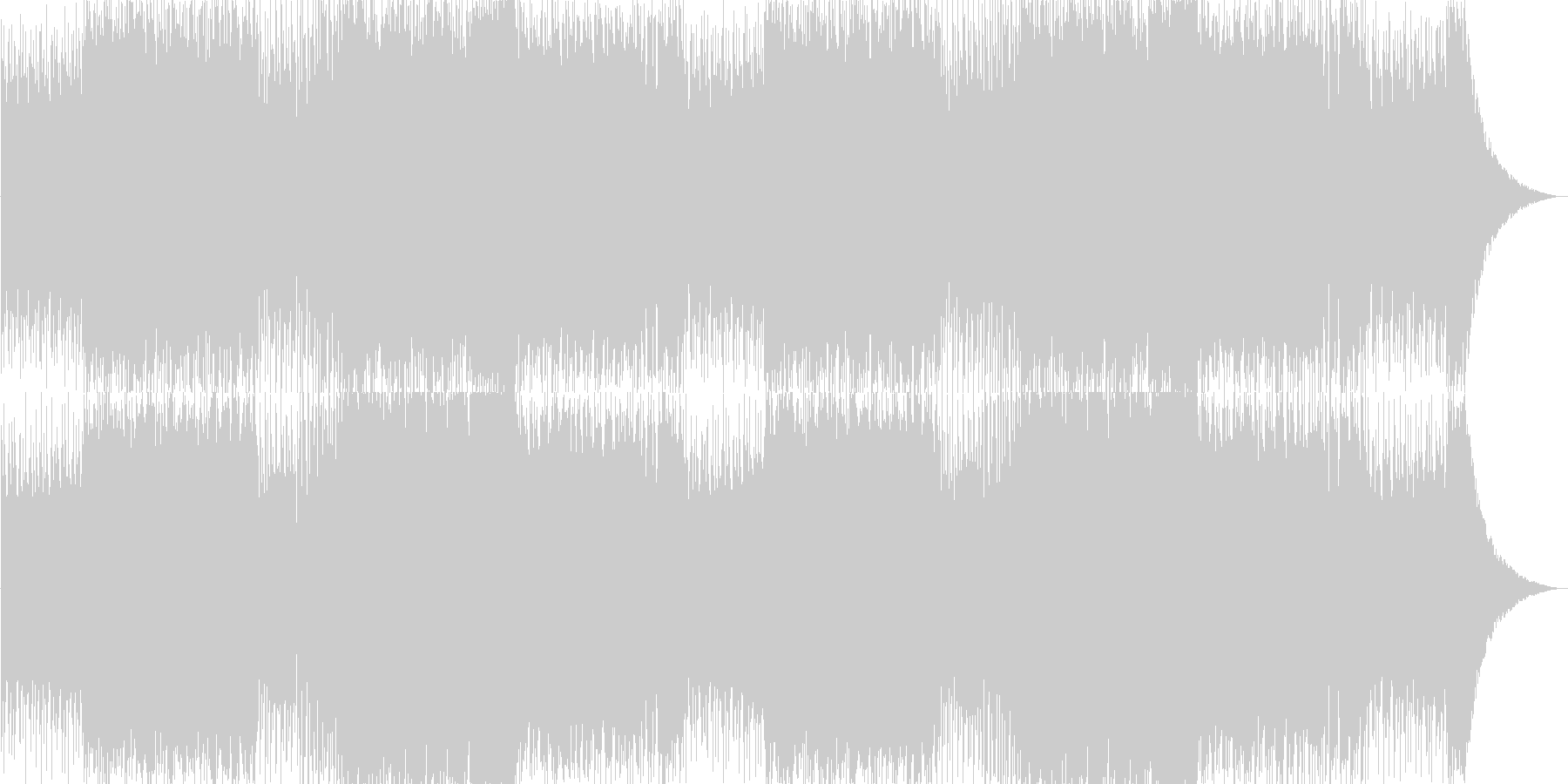 元々は友人のゲームに使わせてもらった曲…の未再生の波形