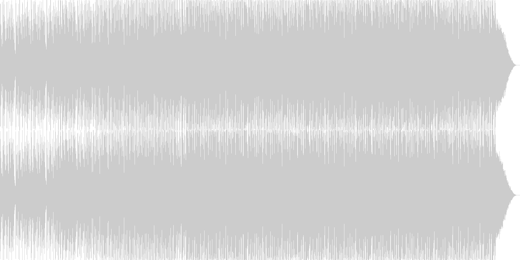 クリスマス BGM マーチング系 明るめの未再生の波形
