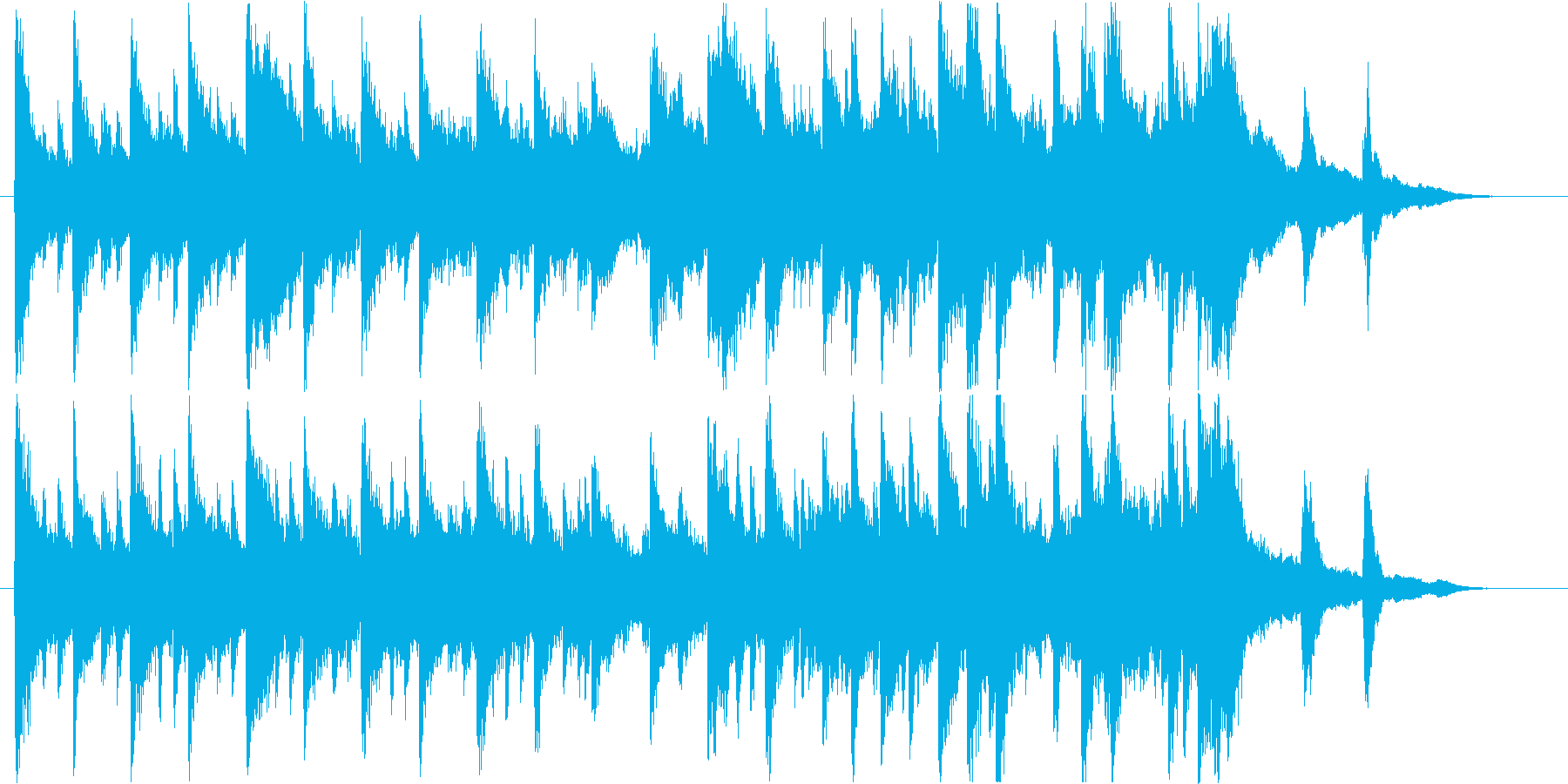 短めのしっとりしたピアノ曲です。の再生済みの波形