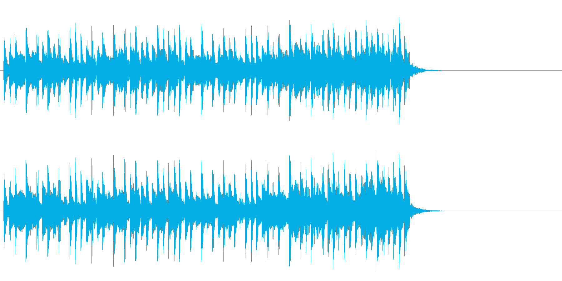 ほのぼのと優しいポップ(Aメロ)の再生済みの波形