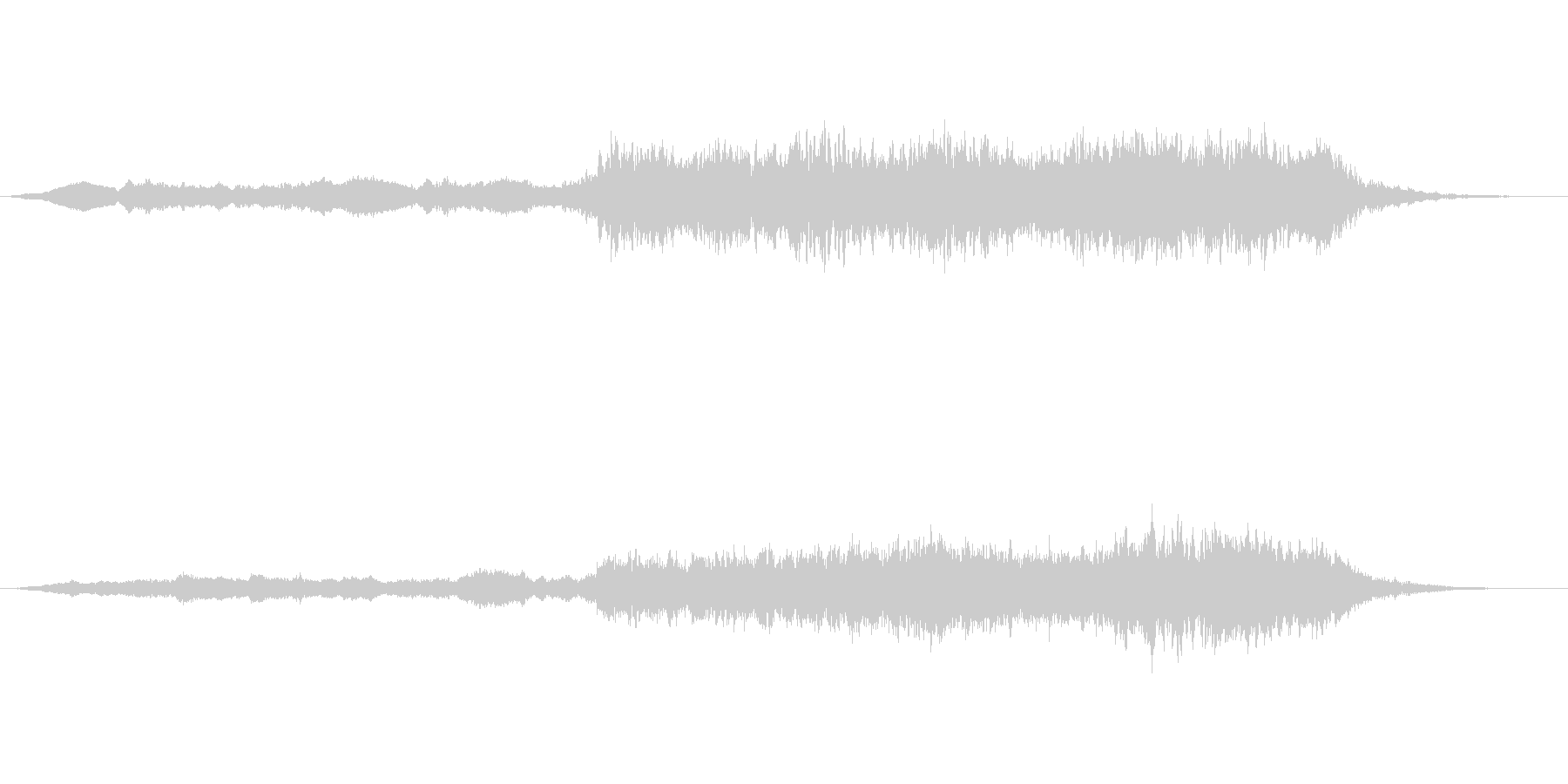 ミステリアスな楽曲です。の未再生の波形