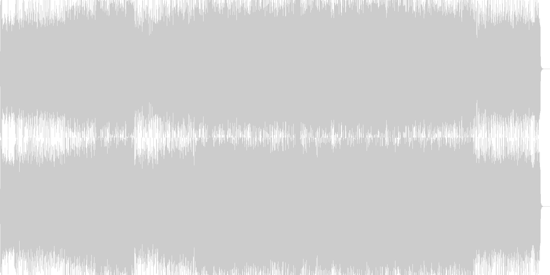 重たい 激しい 重厚 緊張 力強いの未再生の波形
