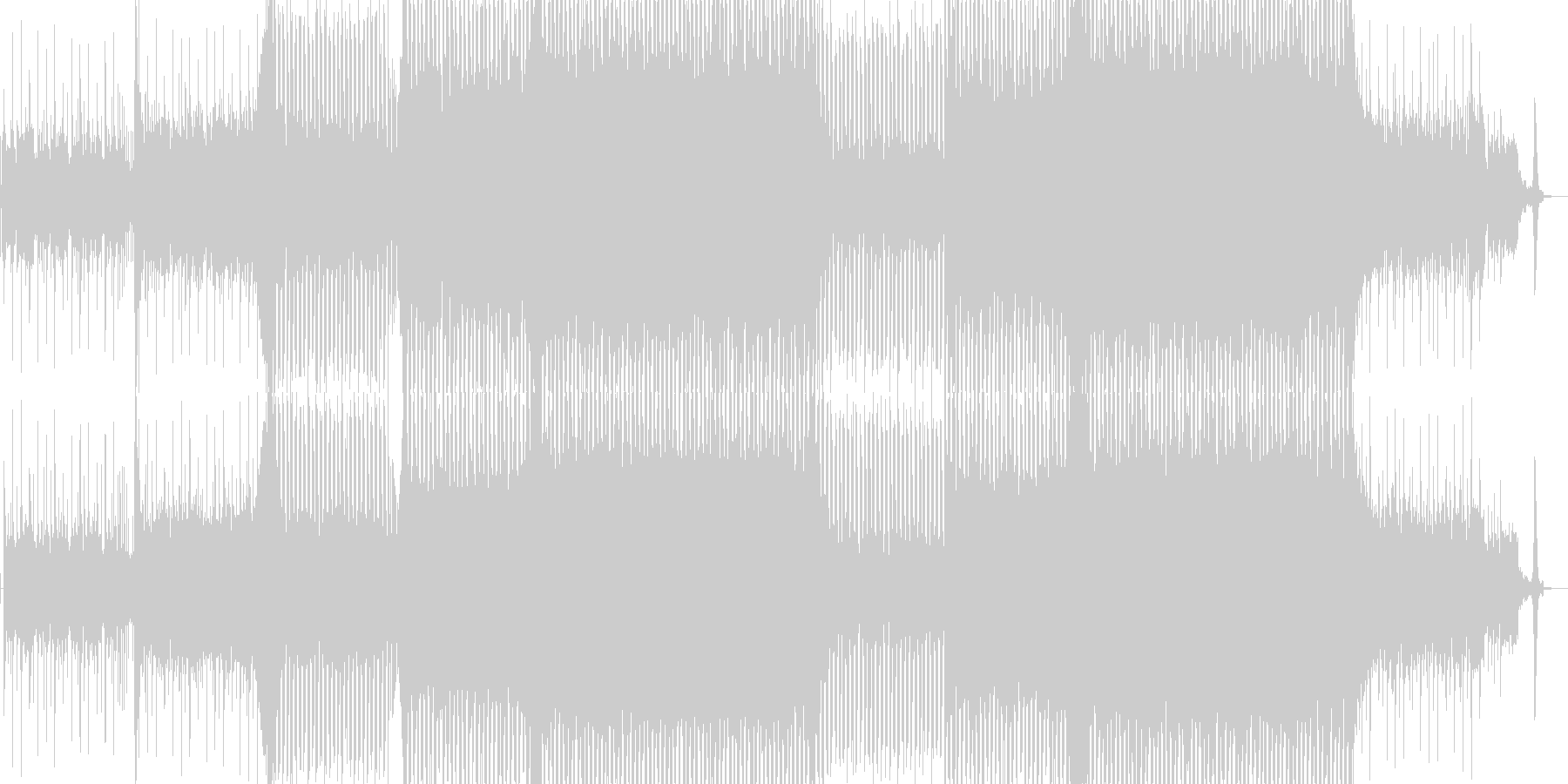 EDMクラブ系ダンスミュージック-01の未再生の波形