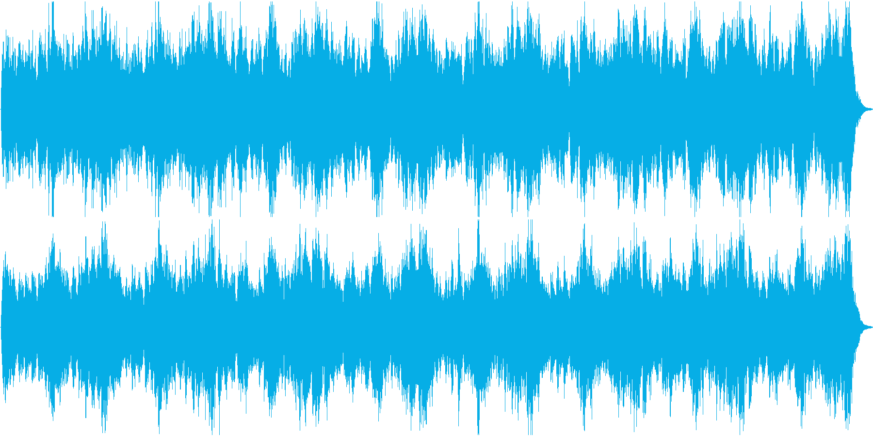コミカルなオケ編曲の米国フォークソングの再生済みの波形
