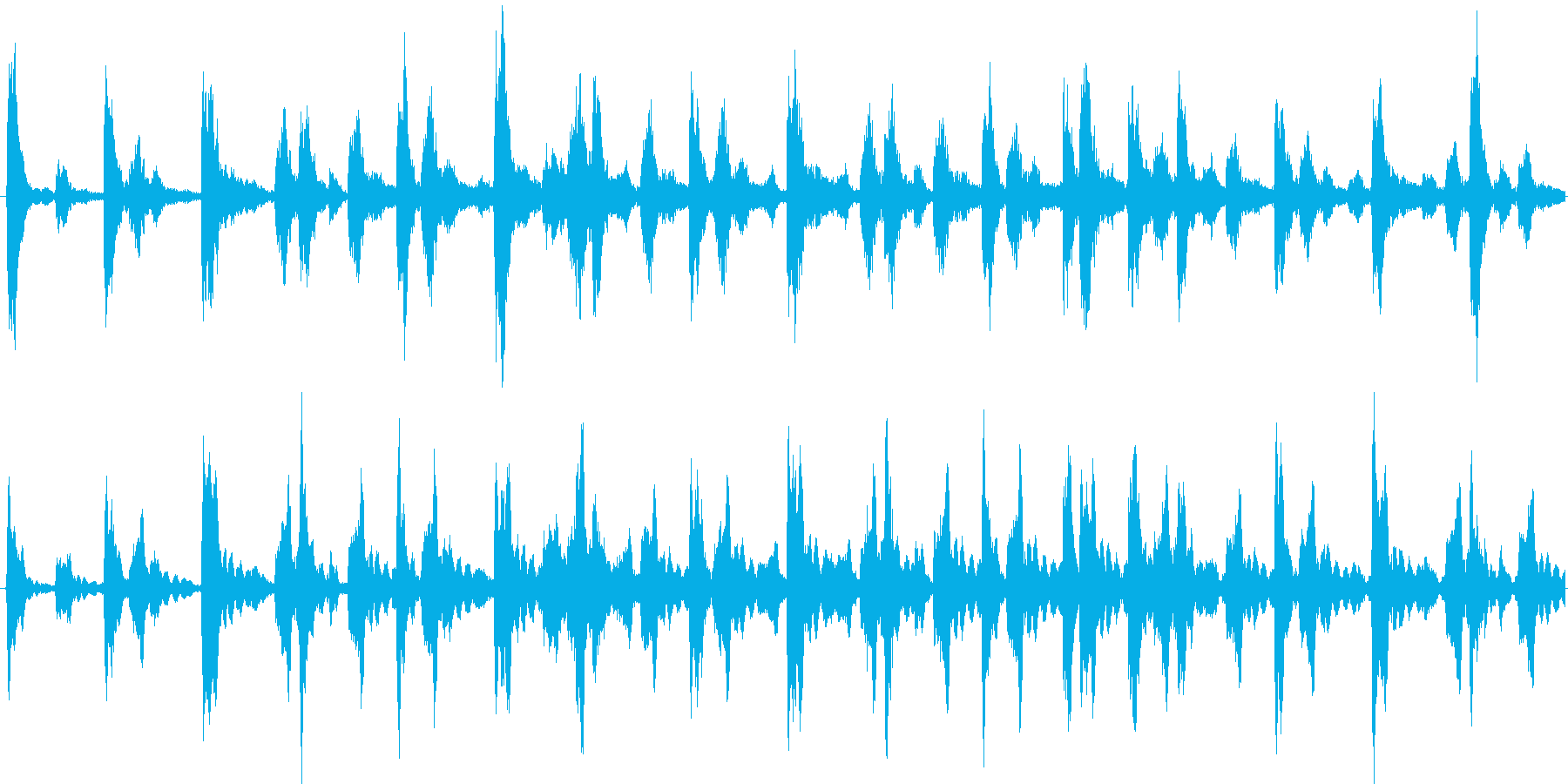 エレクトロなイメージをした楽曲です。の再生済みの波形