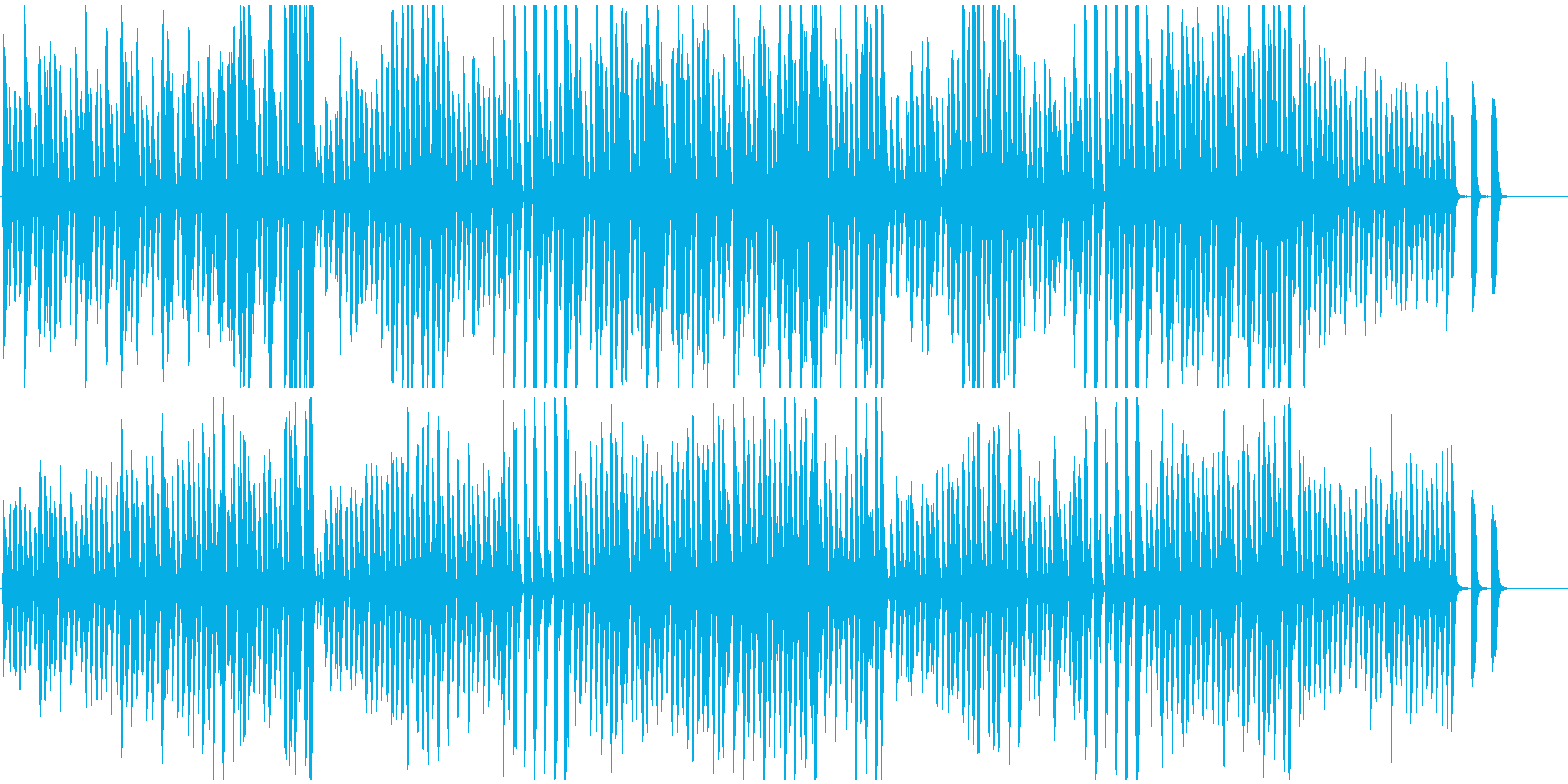 ピアノ名曲トルコ行進曲 意外とかわいい曲の再生済みの波形