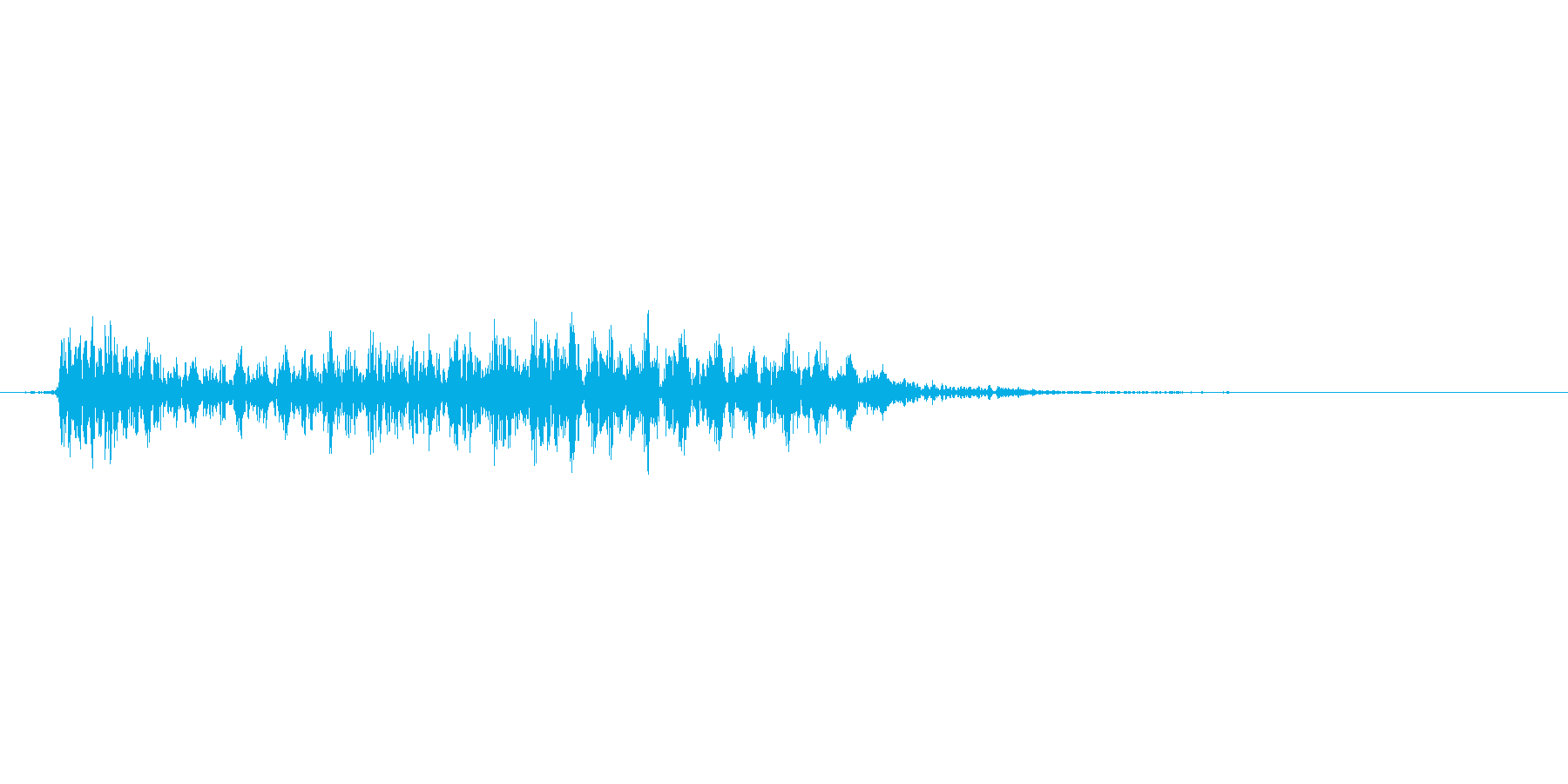 パワーアップのときの音。ぴよーん。の再生済みの波形