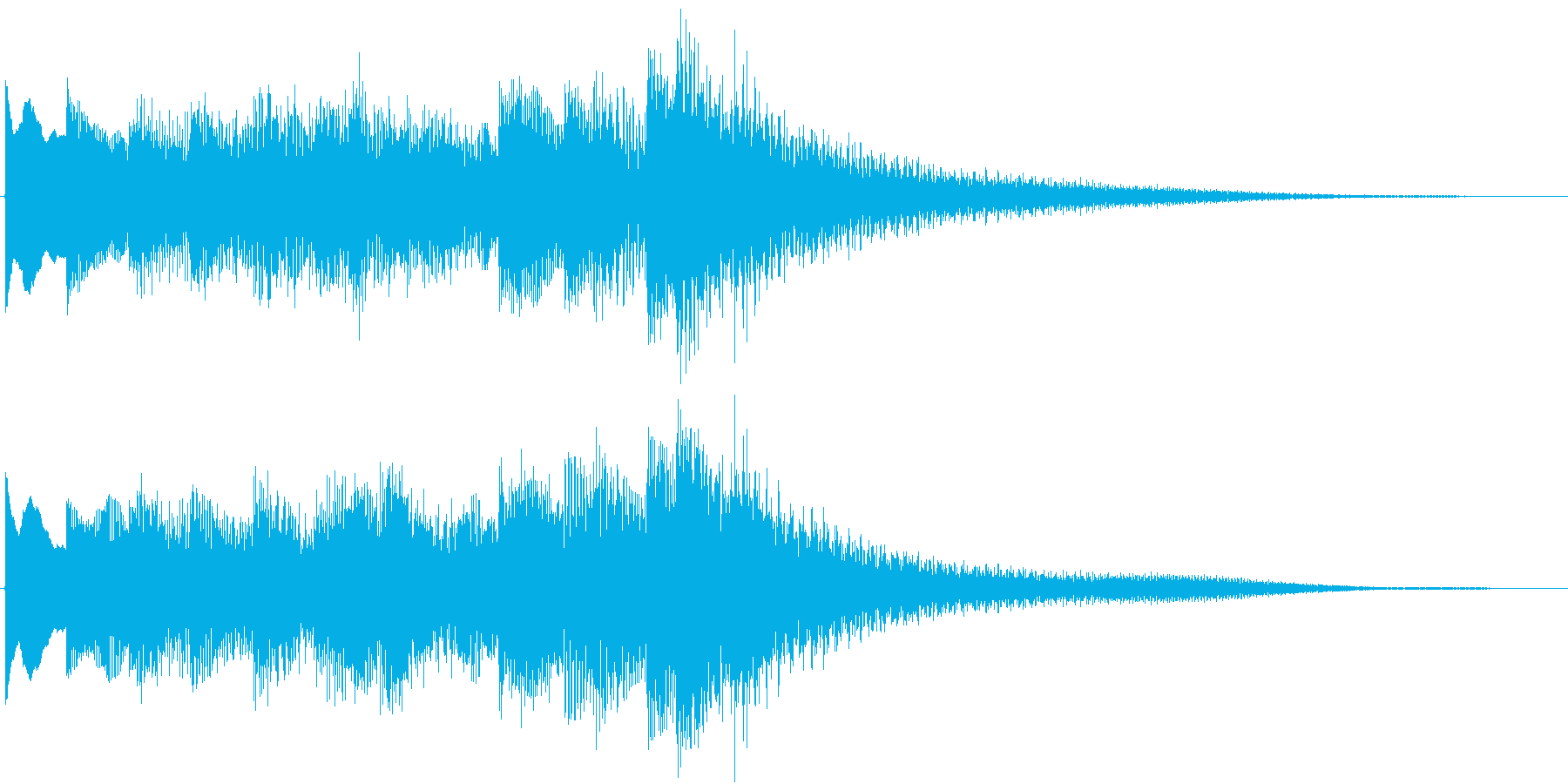 短めのシーンを演出する音です。の再生済みの波形