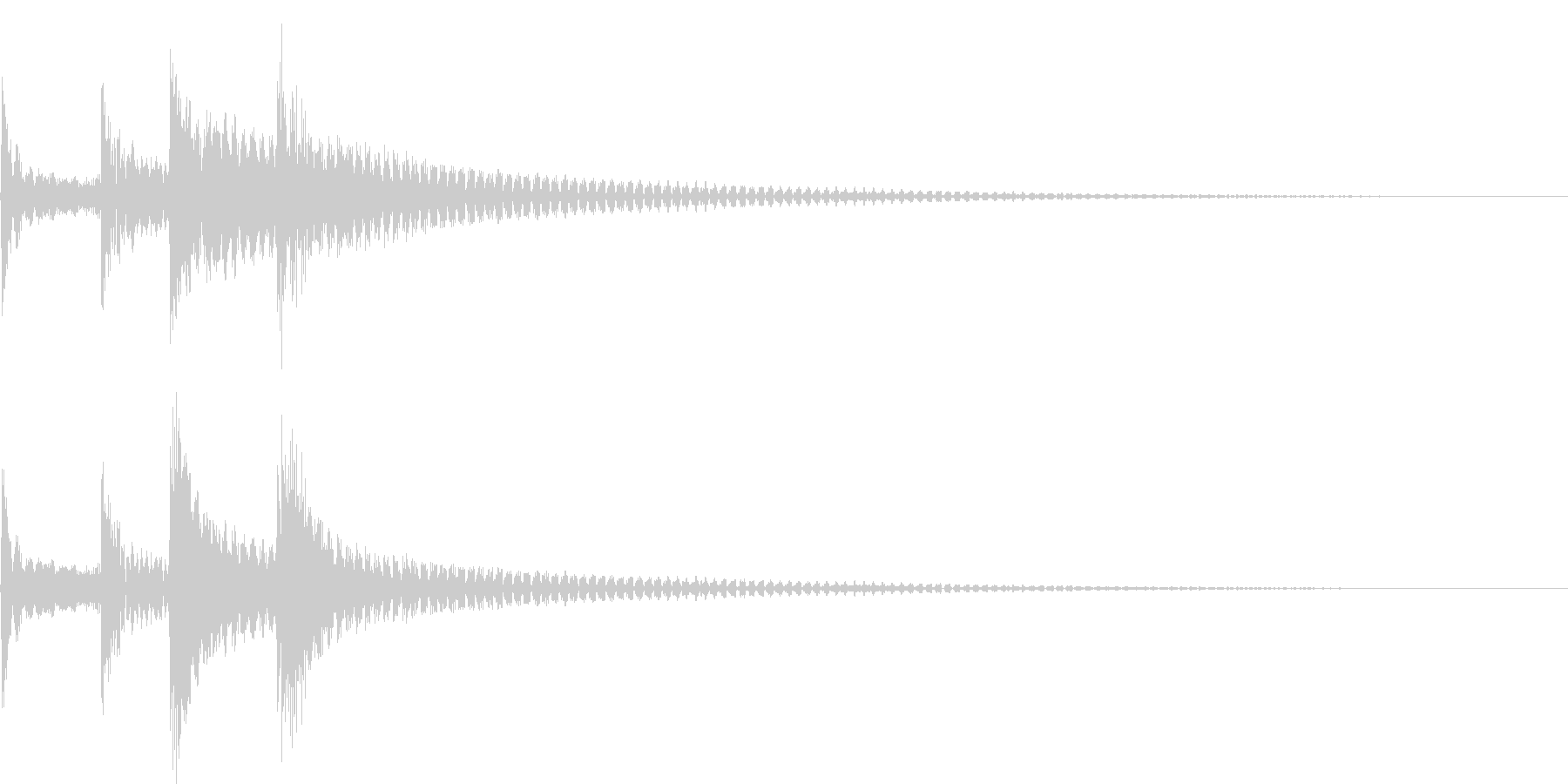 コロロンちょっと低音(出現、回転、結果)の未再生の波形