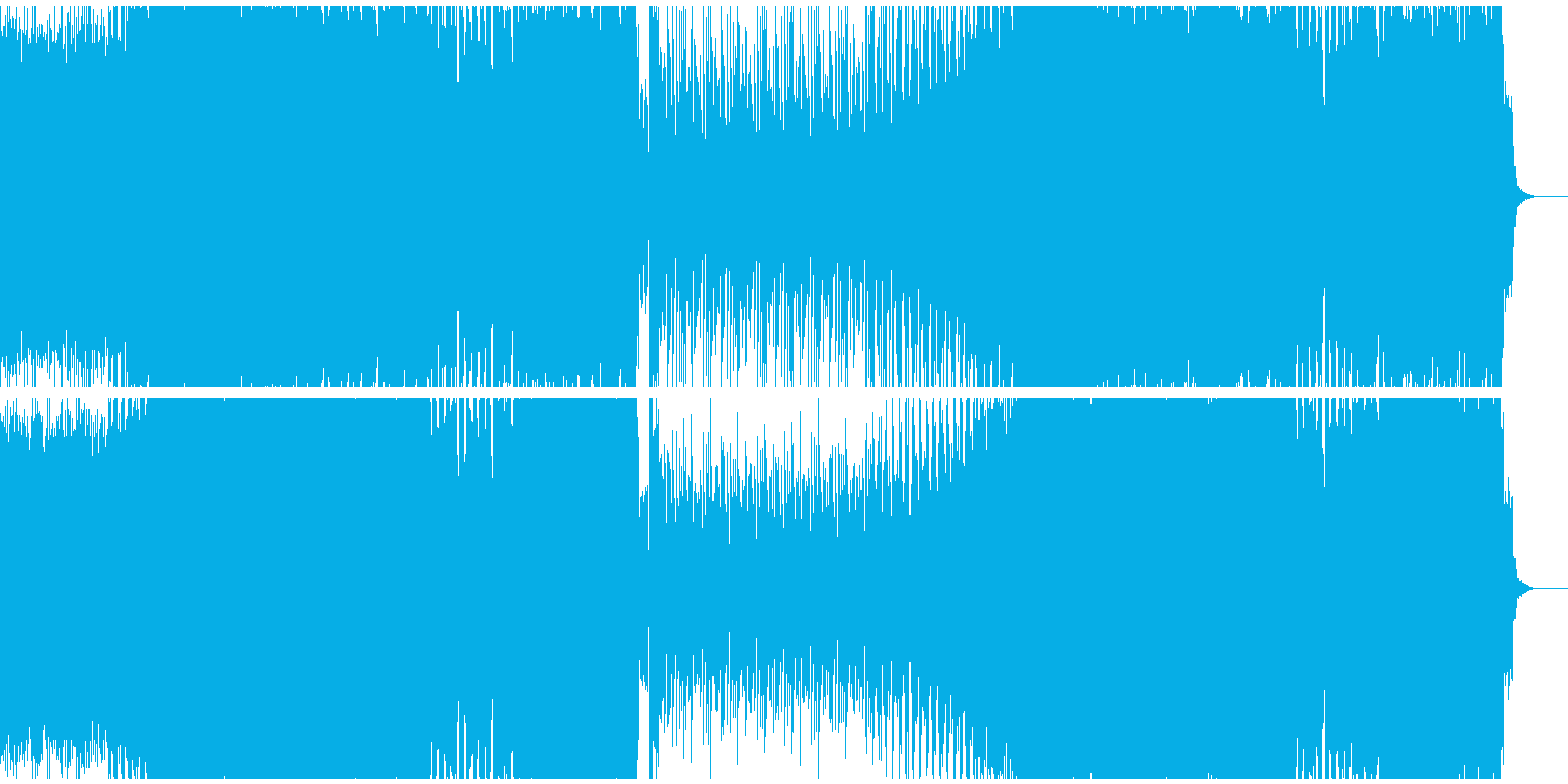 ラテンのハウス 4Beatの再生済みの波形