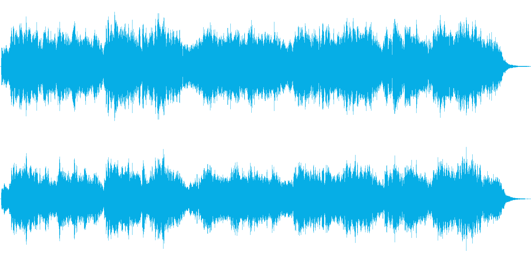 バグバイプが印象的な明るいジングル2の再生済みの波形