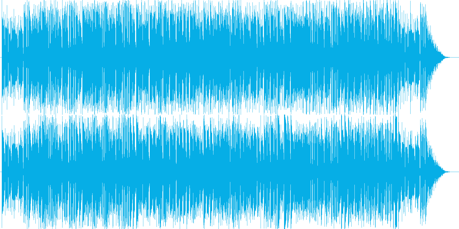 テーマパークのバックで流れてそうな楽曲…の再生済みの波形