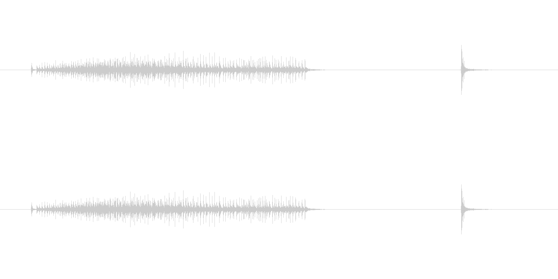 【セロテープ02-3(引く・切る)】の未再生の波形