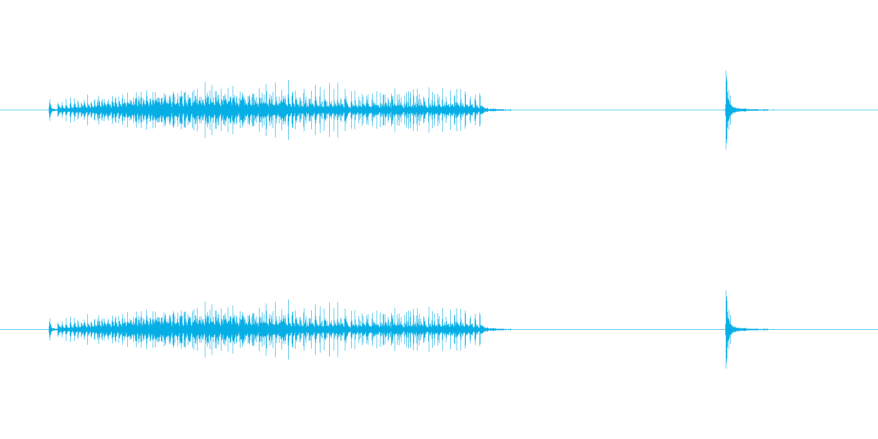 【セロテープ02-3(引く・切る)】の再生済みの波形