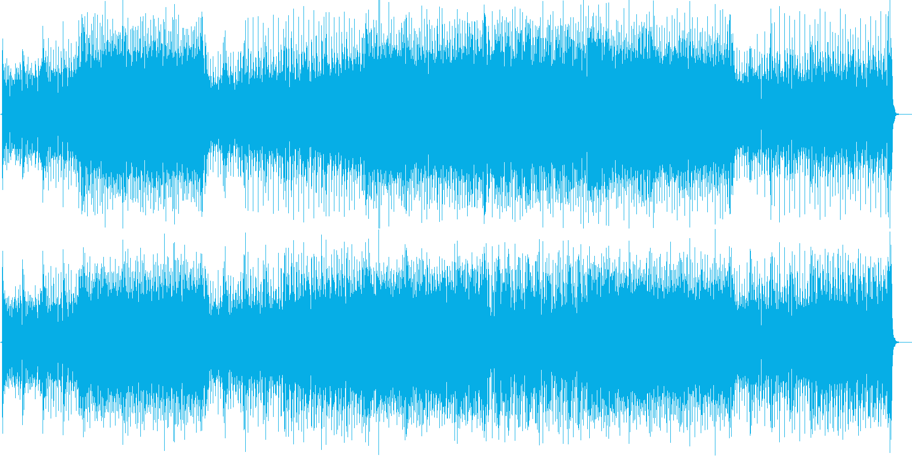 乗り物や旅のBGM。陽気なロック(ブギ)の再生済みの波形