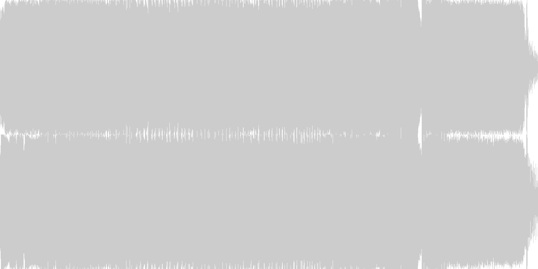 サイケデリックテクノトランスの未再生の波形