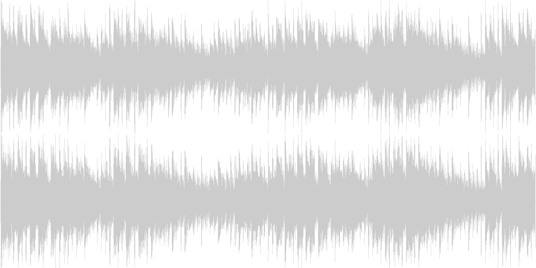 リズミックなイメージをした楽曲です。の未再生の波形