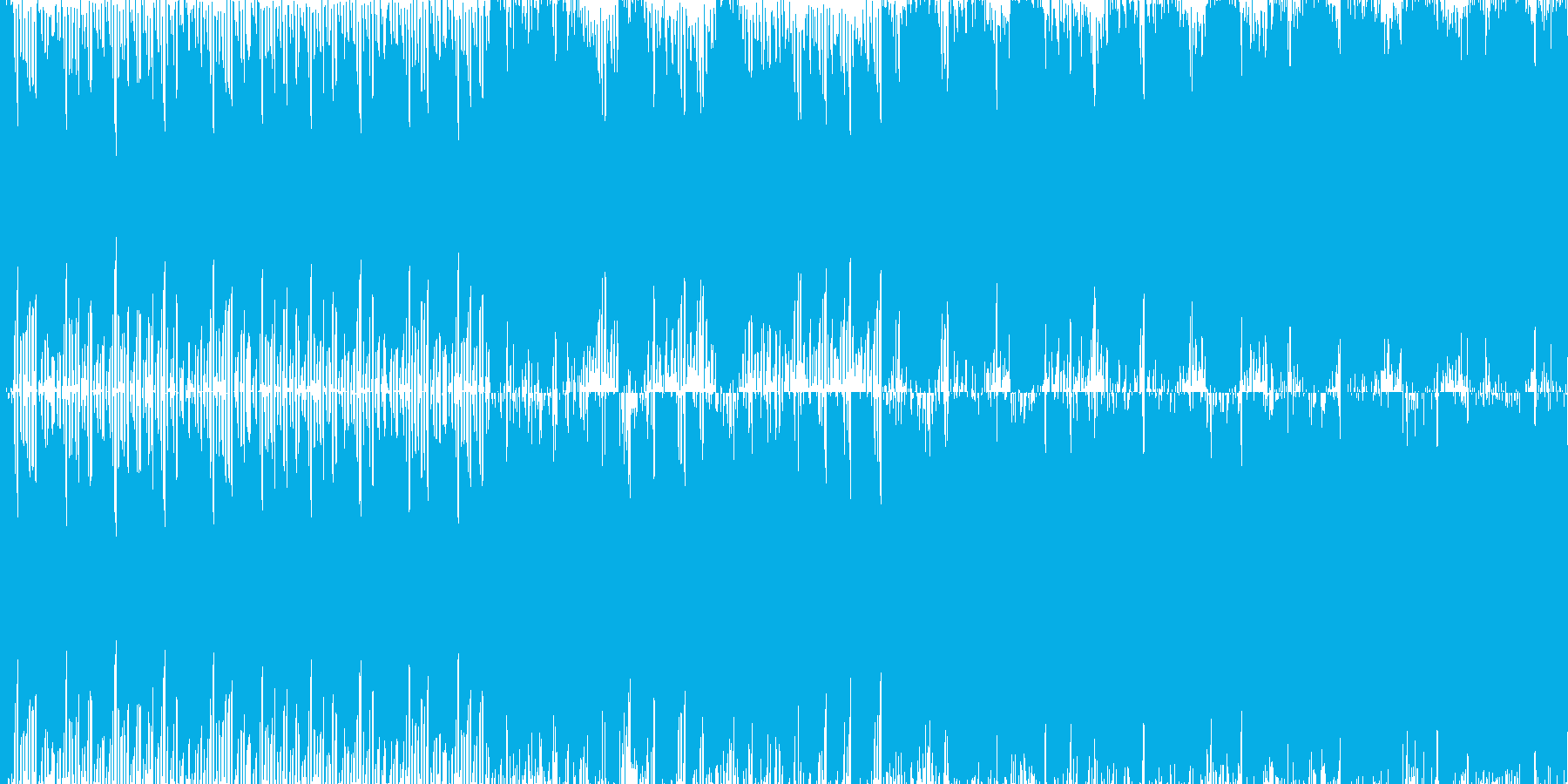 日常的な雰囲気の8bitチューンの再生済みの波形