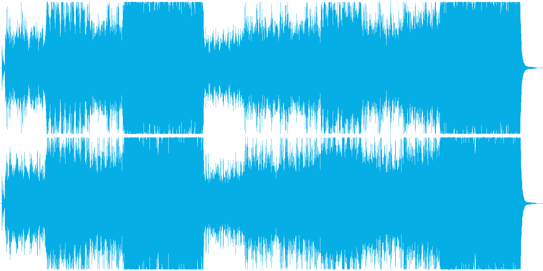 天使の歌声の再生済みの波形