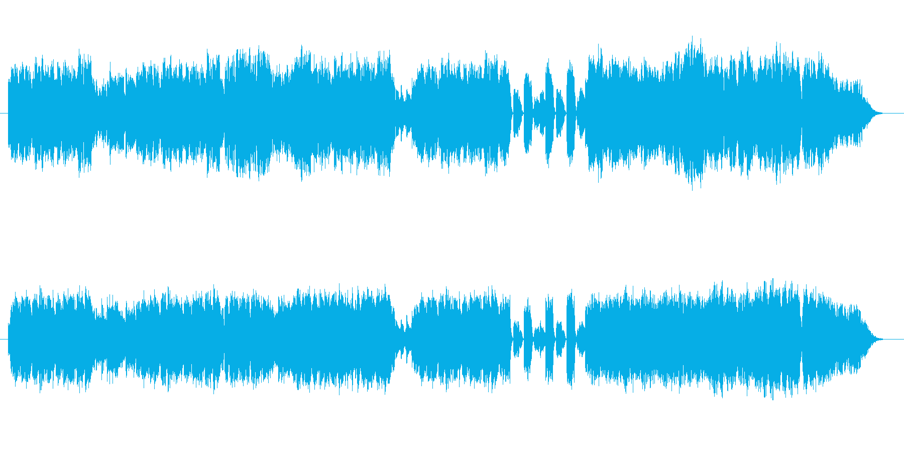休日の朝に最適です♪の再生済みの波形
